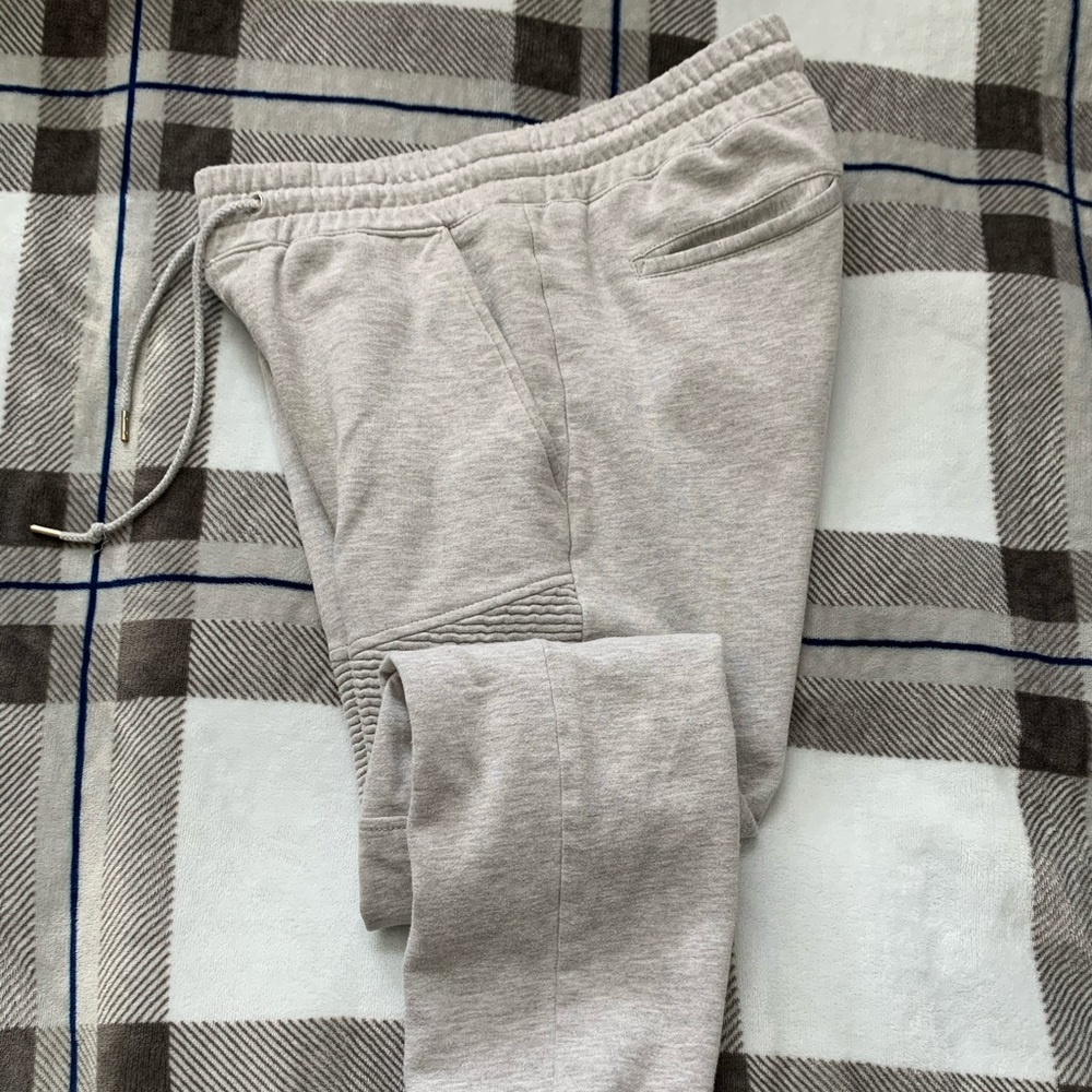 Grey sweatpants